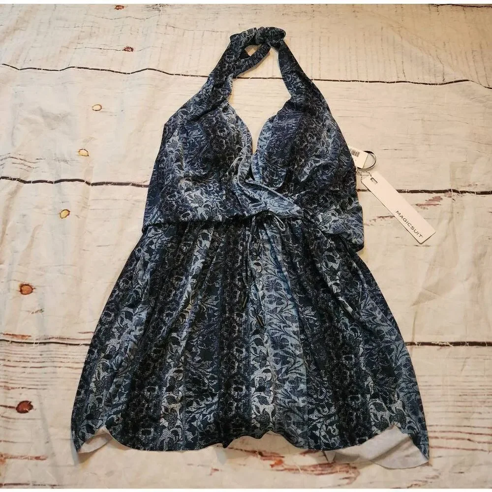 Magicsuit Ellie Swim Dress in Via Roma Size 10‎ NWT